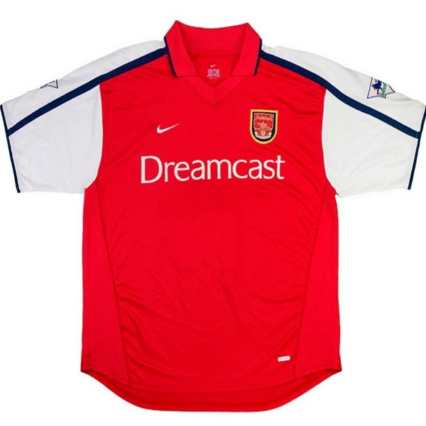 Camiseta Arsenal Primera equipación Retro 2000 Rojo